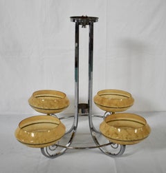 French Art Deco Light Fixture, circa 1930