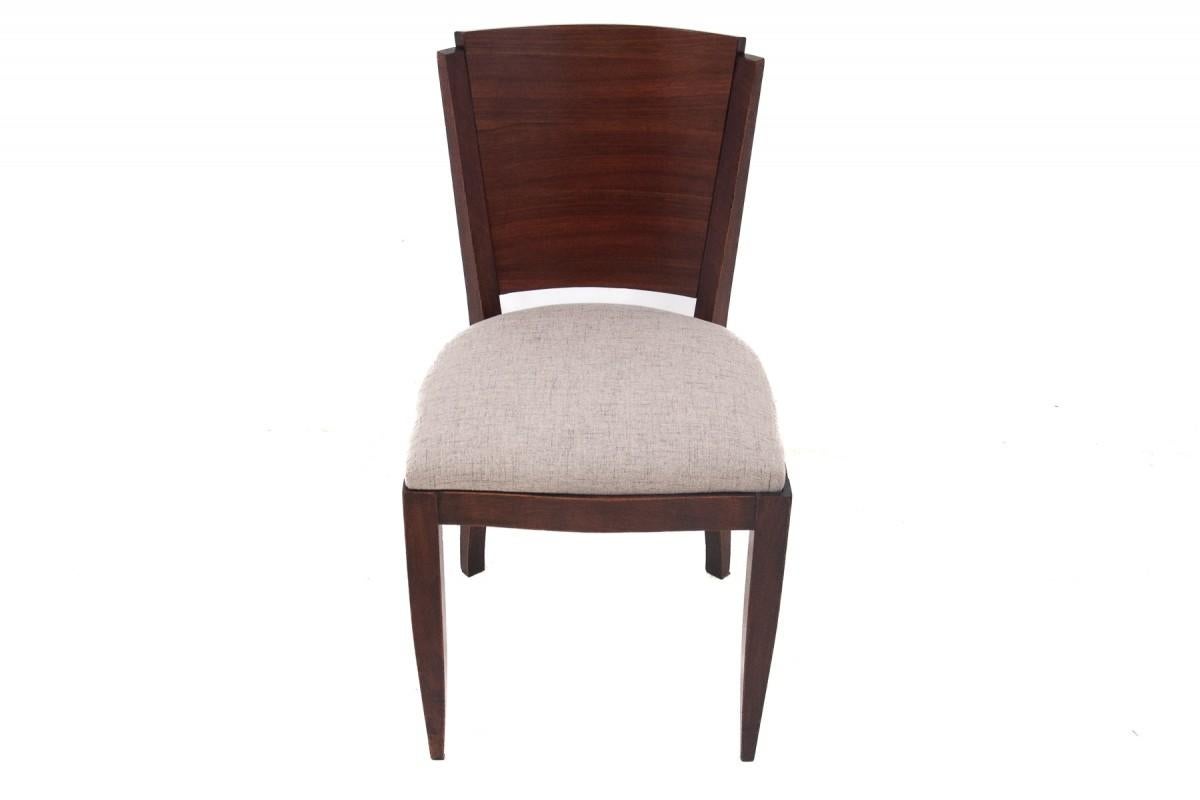 Table de salle à manger et chaises en noyer Louis Majorelle Art Déco français en vente 9