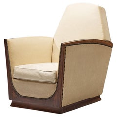 French Art Deco Lounge Chair