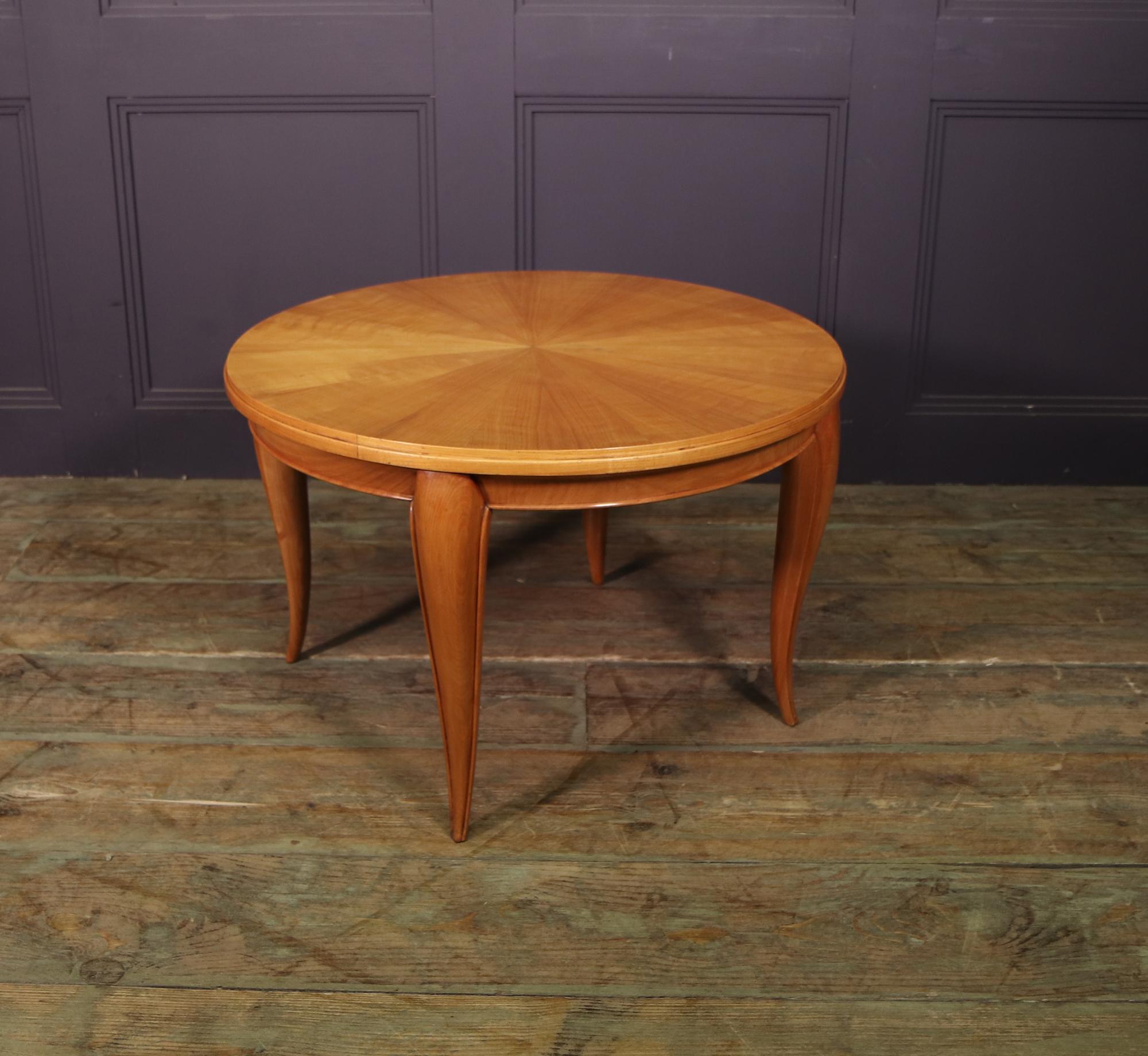 French Art Deco Low Table in Cherry 6