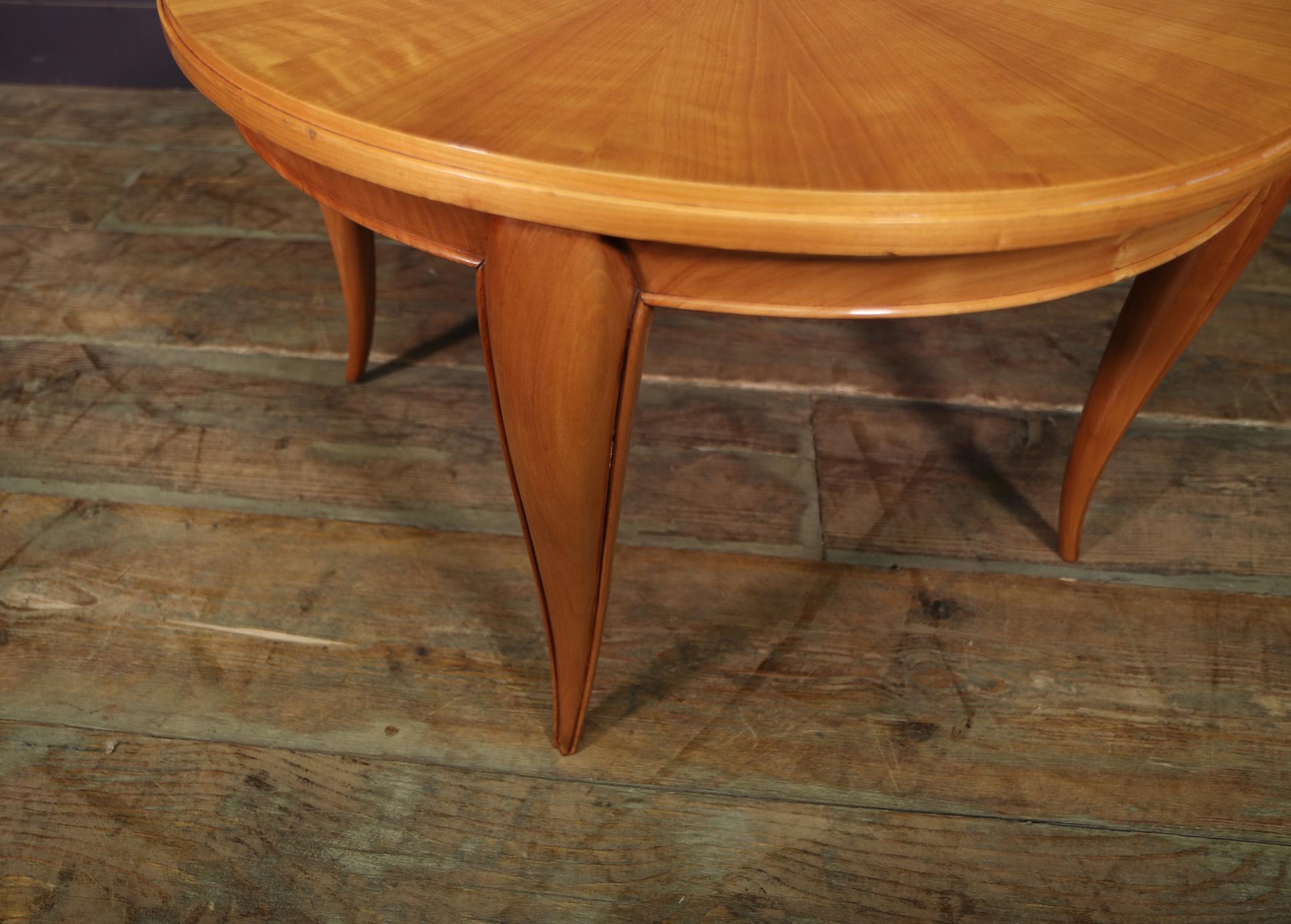 French Art Deco Low Table in Cherry 3