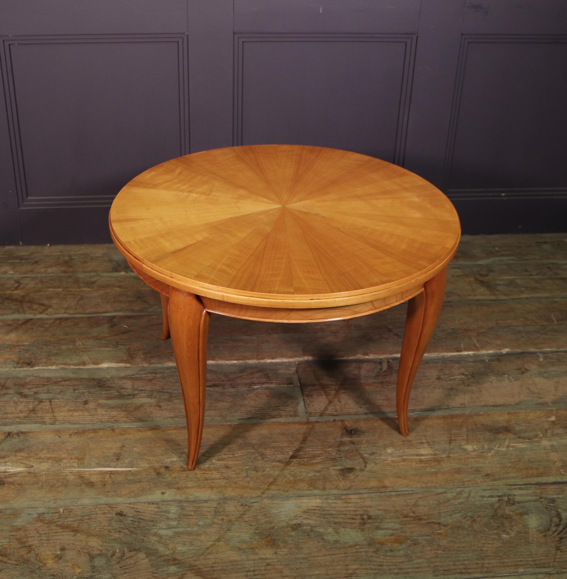 French Art Deco Low Table in Cherry 4