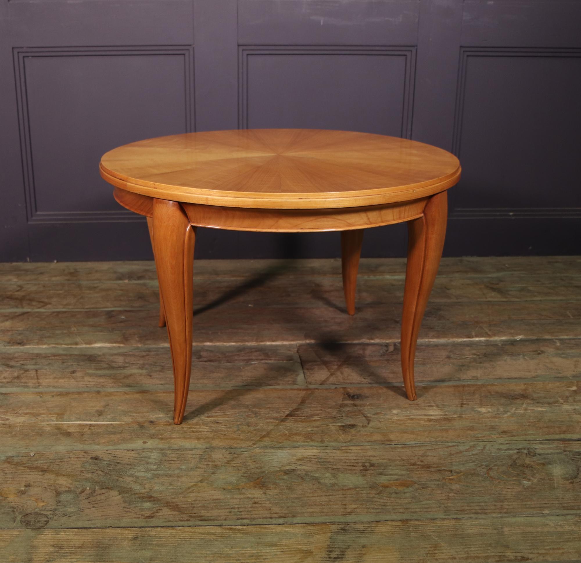 French Art Deco Low Table in Cherry 5