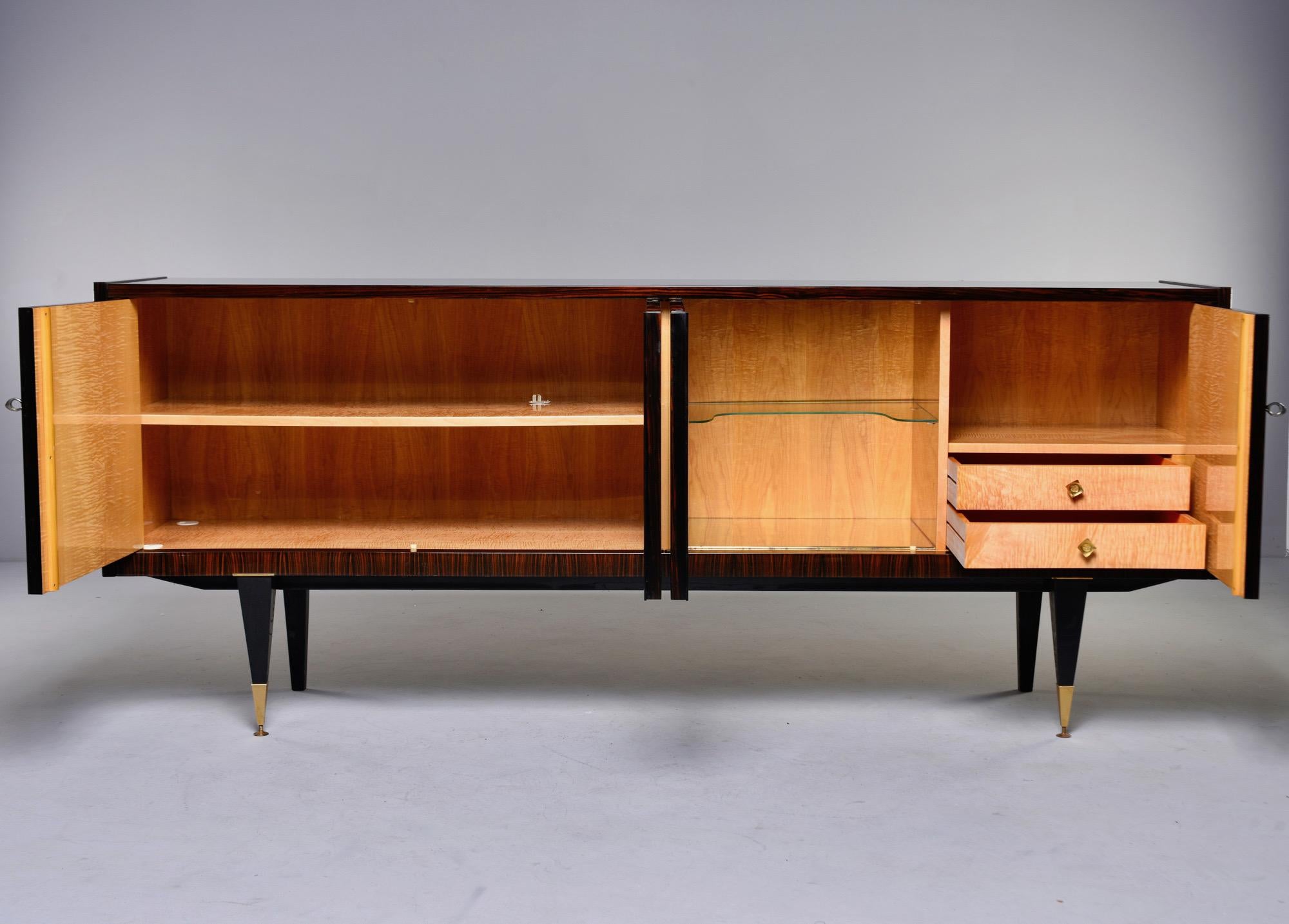 20th Century French Art Deco Macassar Buffet or Sideboard