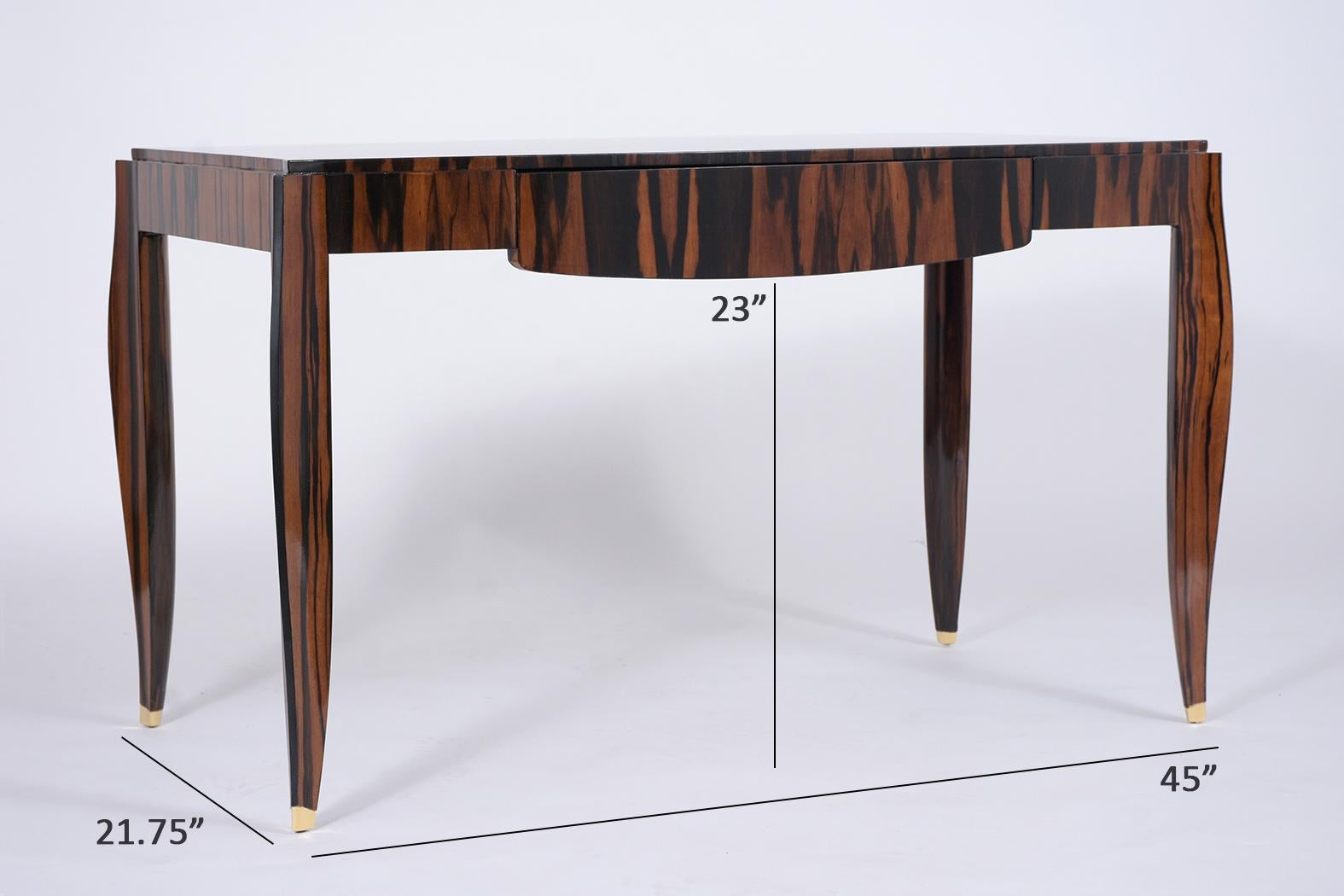 French Art Deco Macassar Desk 3