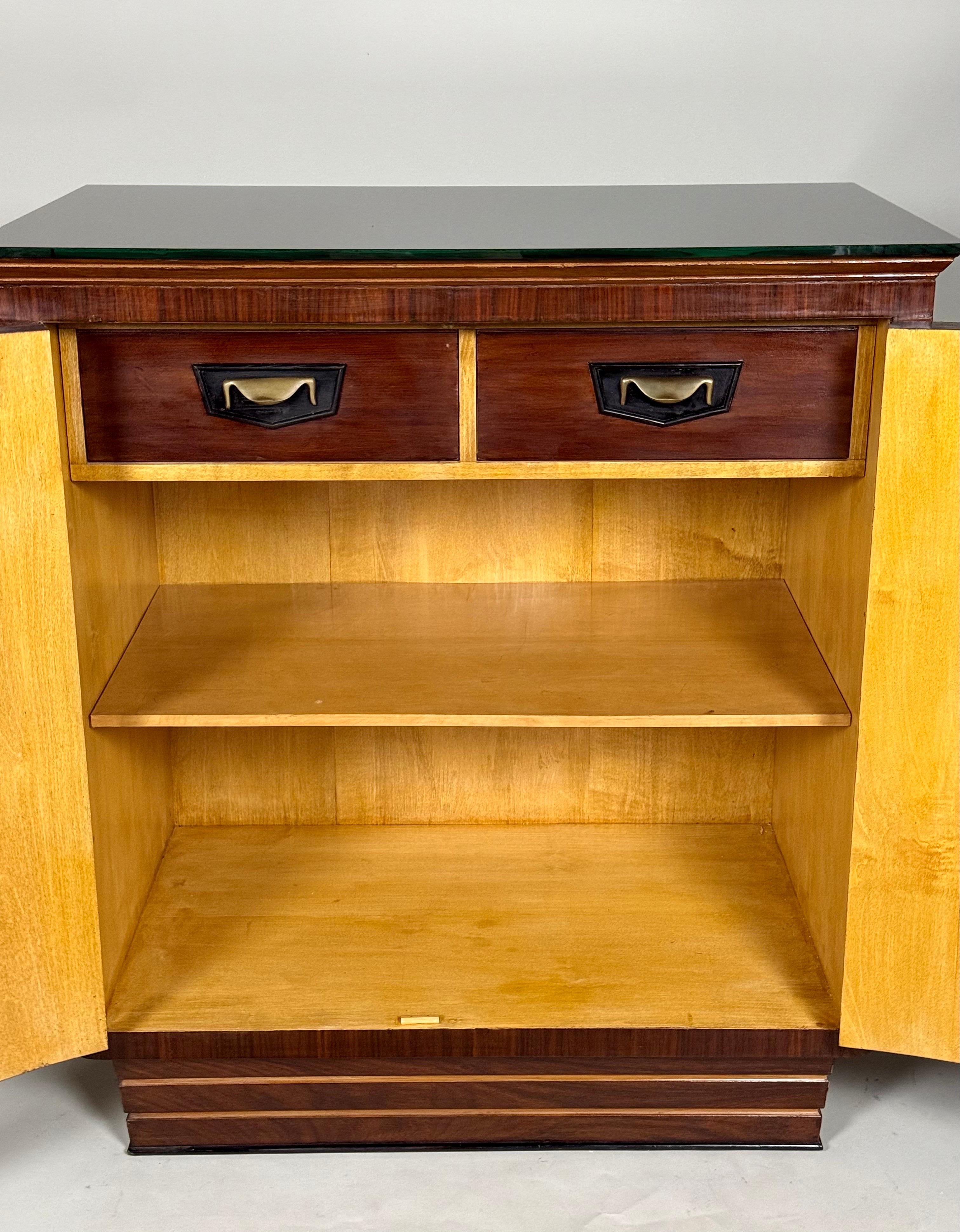Mobile / credenza in ebano Macassar Art Deco francese, stile Emile Jacques Ruhlmann in vendita 5