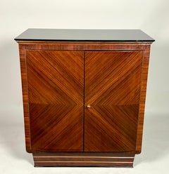 French Art Deco Macassar Ebony Cabinet / Sideboard, style Emile-Jacques Ruhlmann