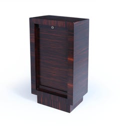 French Art Deco Macassar Ebony Filing Cabinet