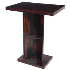 French Art Deco Macassar Ebony Occasional Table