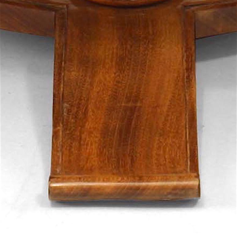 Mid-20th Century French Art Deco Mahogany Coffee Table