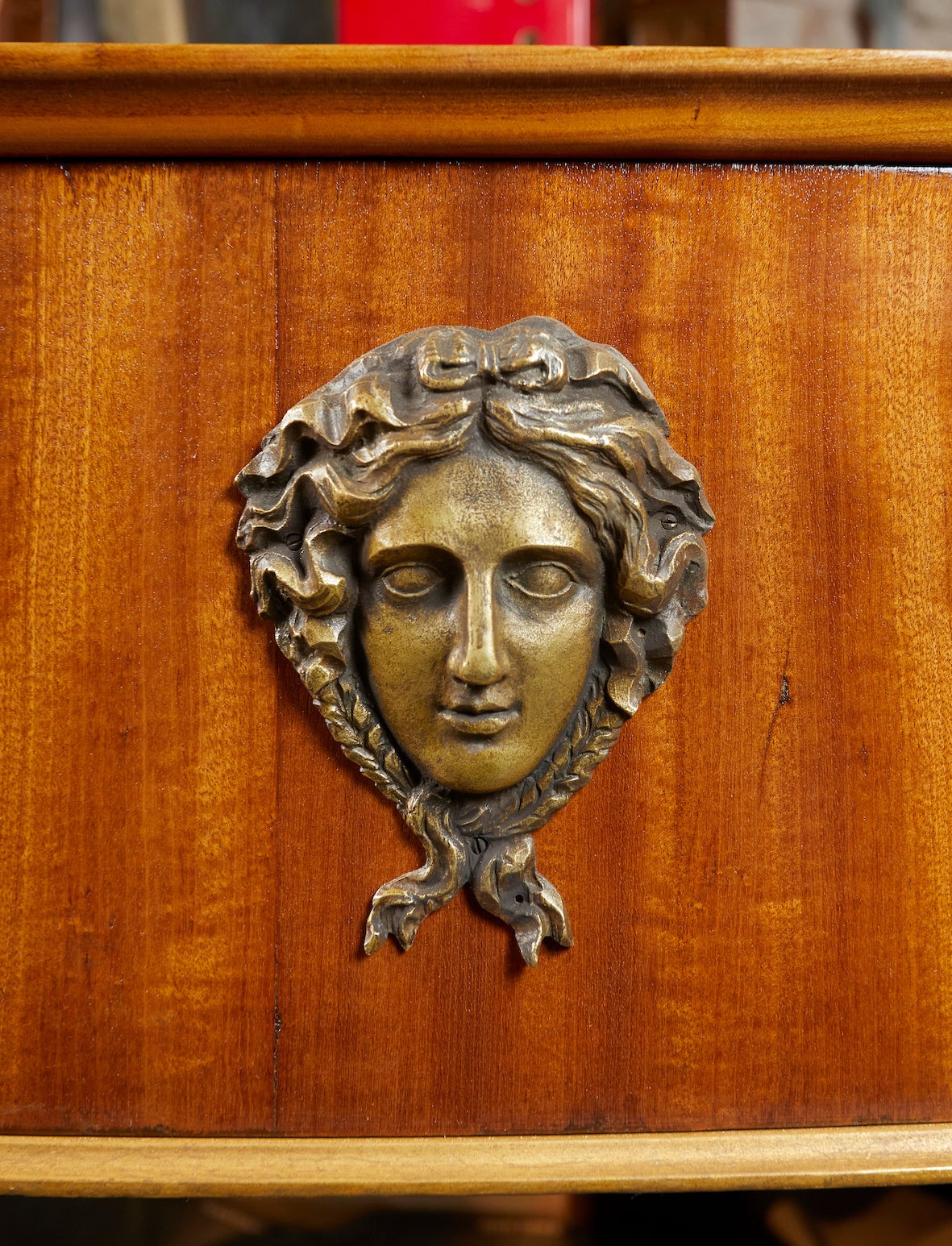 French Art Deco Mahogany Desk by André Arbus and Vadim Androussov In Good Condition In Montreal, QC