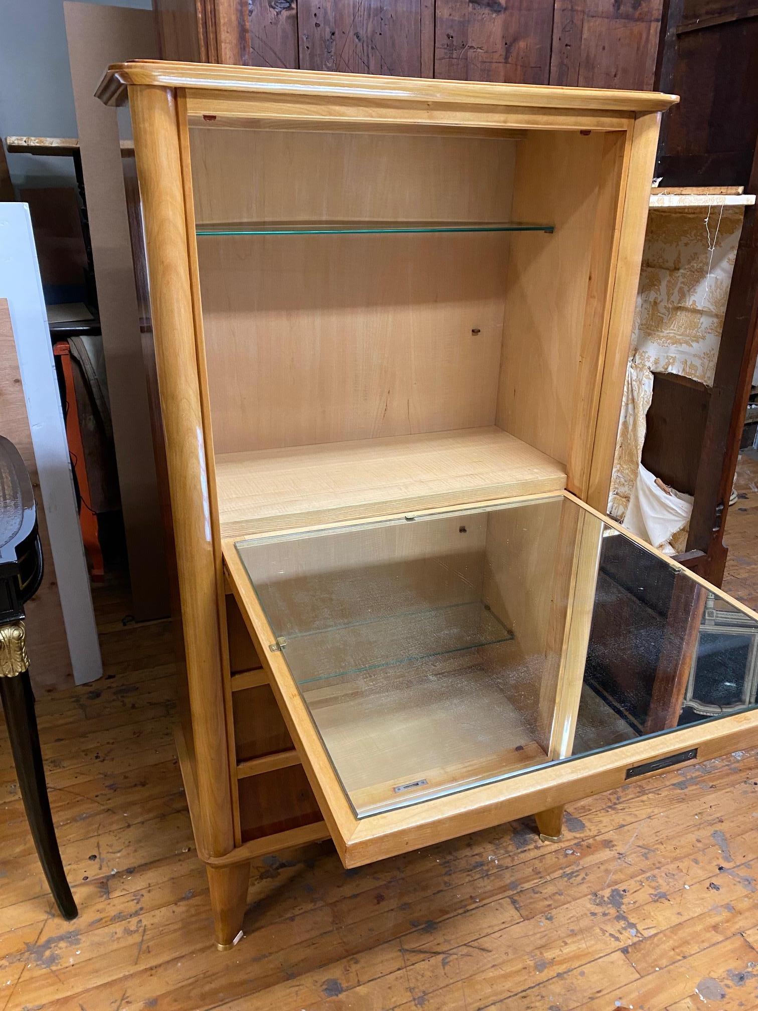 Gabinetto francese Art Déco in mogano di André Arbus e Vadim Androusssov in vendita 9