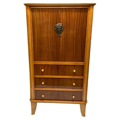 Französischer Art-Déco-Sekretärschrank aus Mahagoni von André Arbus und Vadim Androusssov