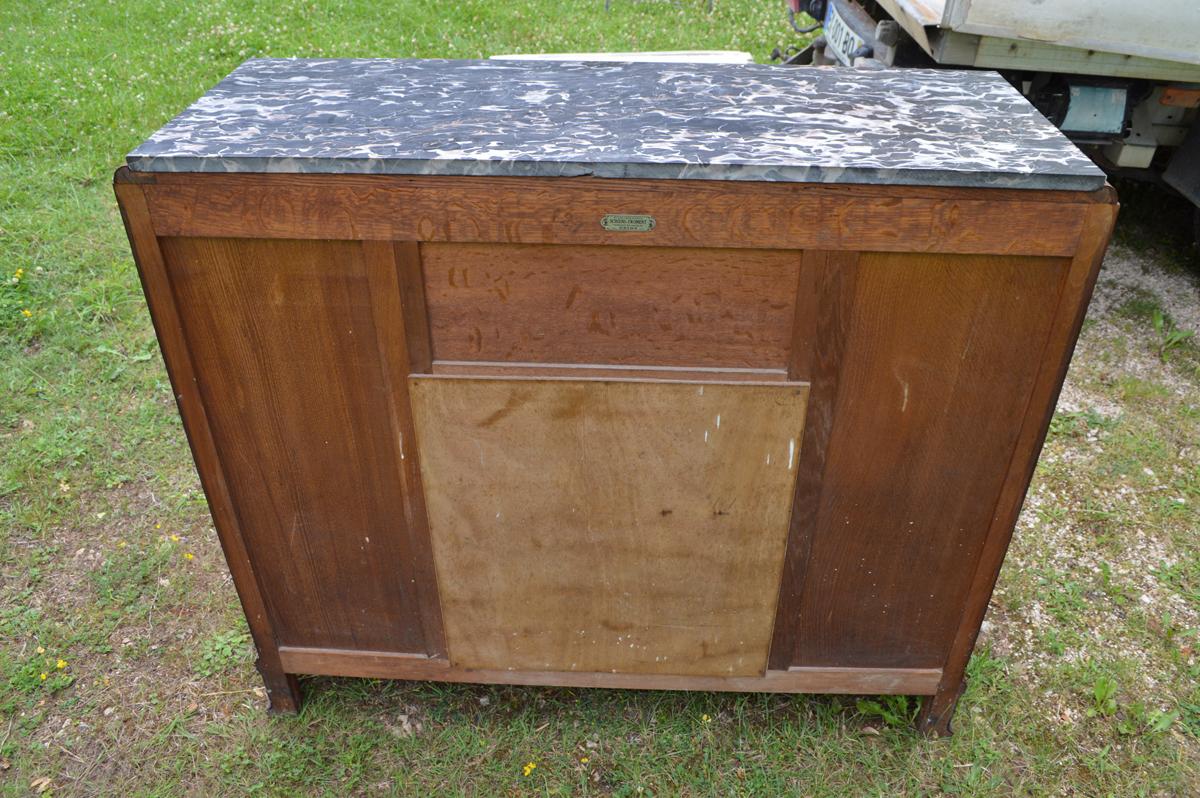 French Art Deco Mahogany Sideboard from Schoens-Froment, circa 1920 14