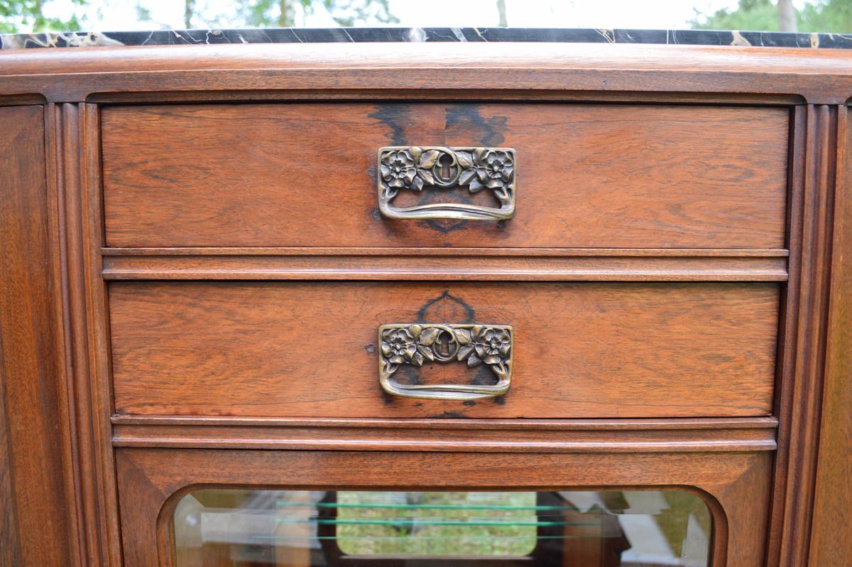 French Art Deco Mahogany Sideboard from Schoens-Froment, circa 1920 3