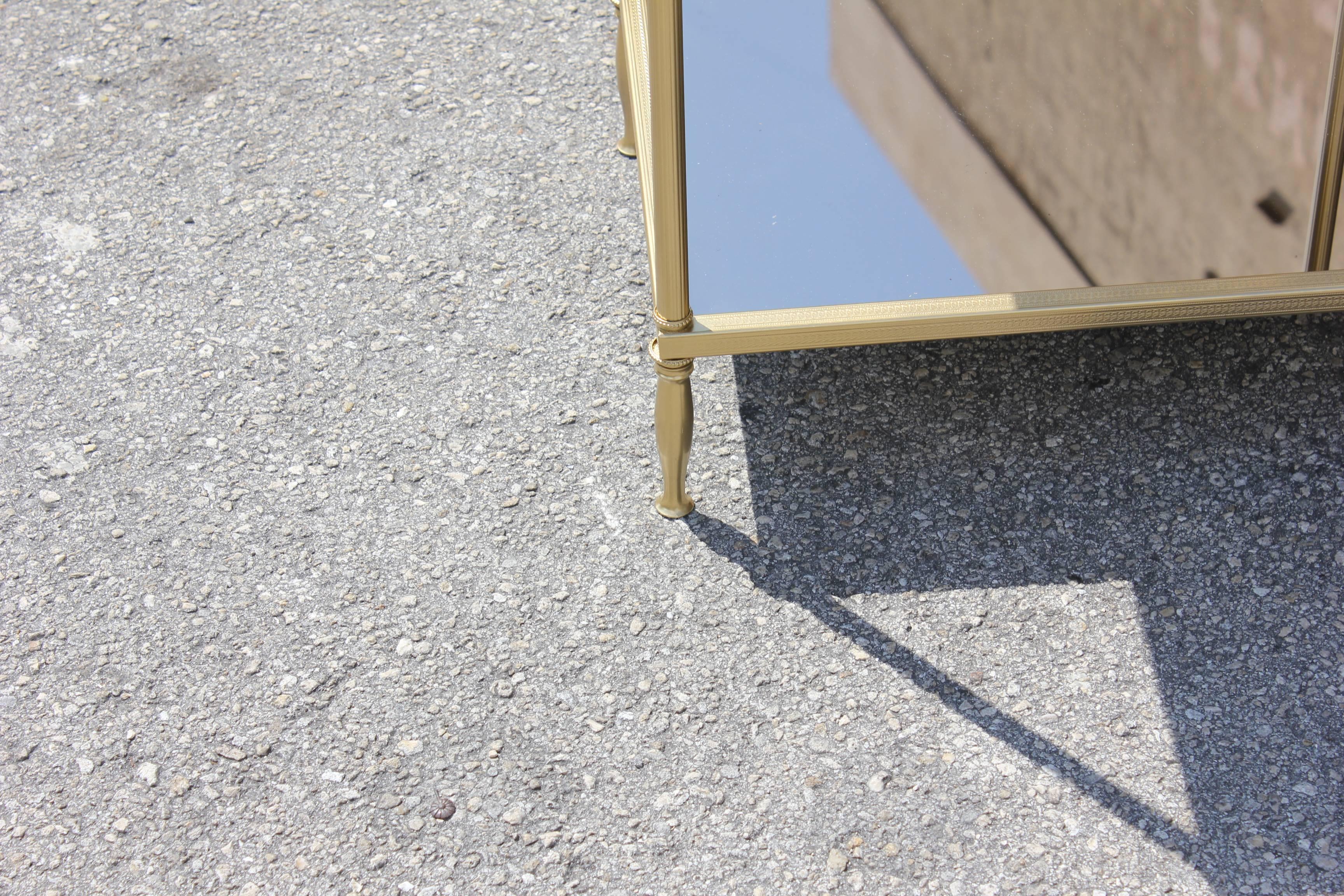 Mid-20th Century Two-Tier Bronze Accent or Side Table, circa 1940s