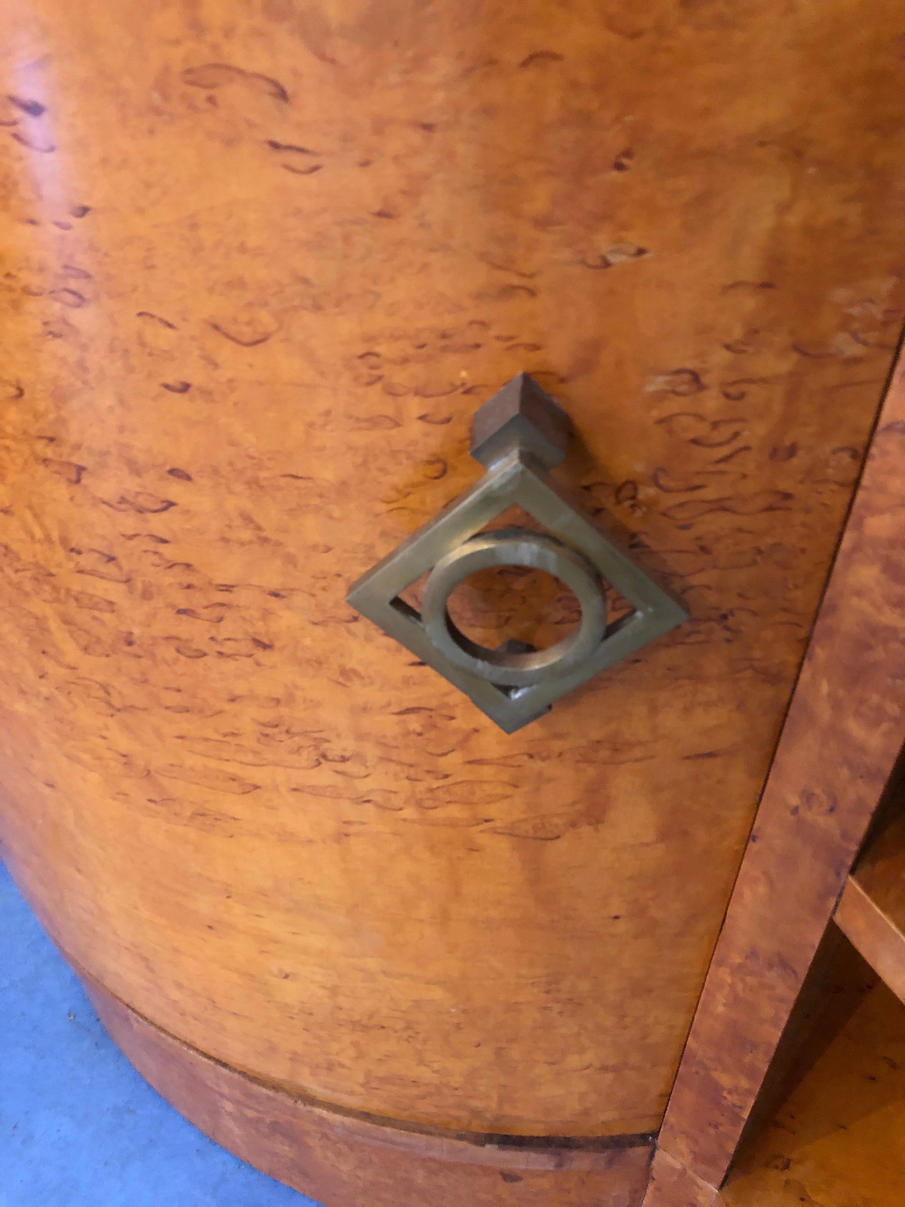 Credenza d'angolo in acero francese Art Déco, 1945 in vendita 6