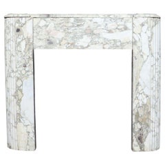 French Art Deco Marble Fire Place Surround