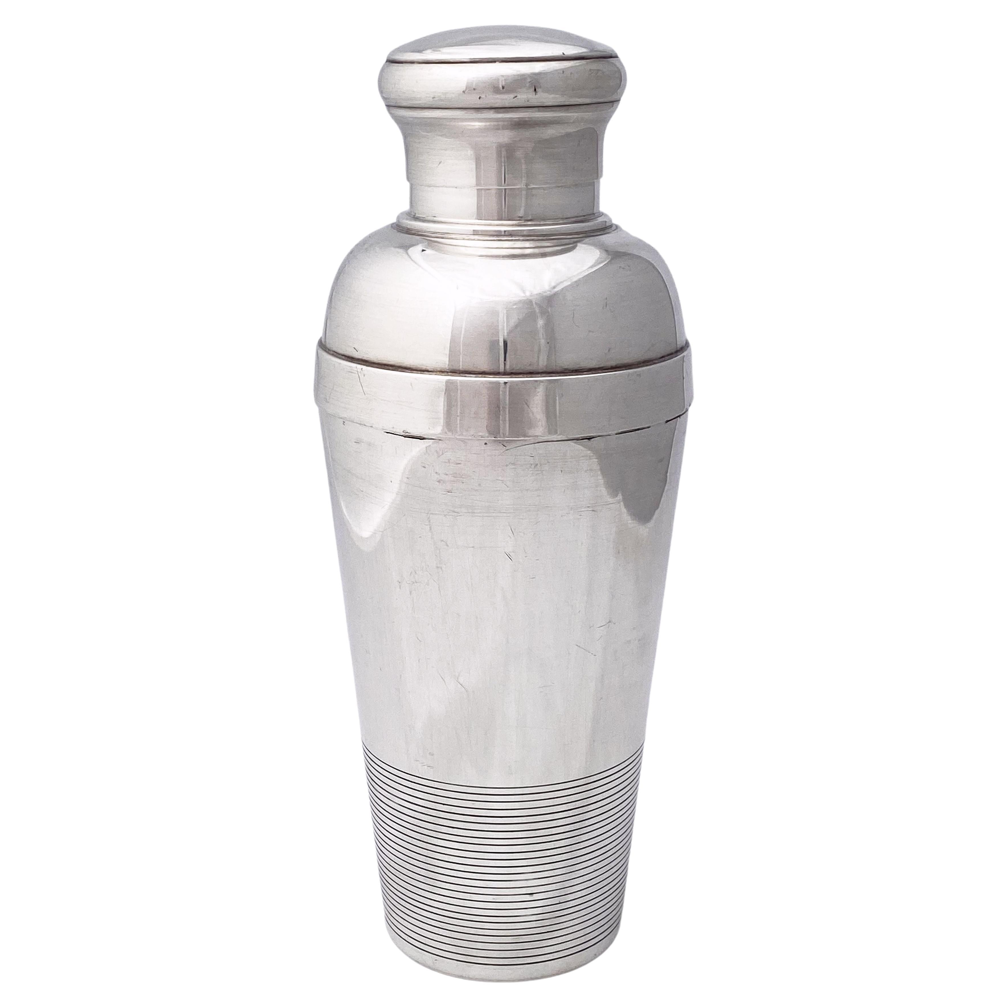 Art Deco Silverplate Penguin Cocktail Shaker at 1stDibs