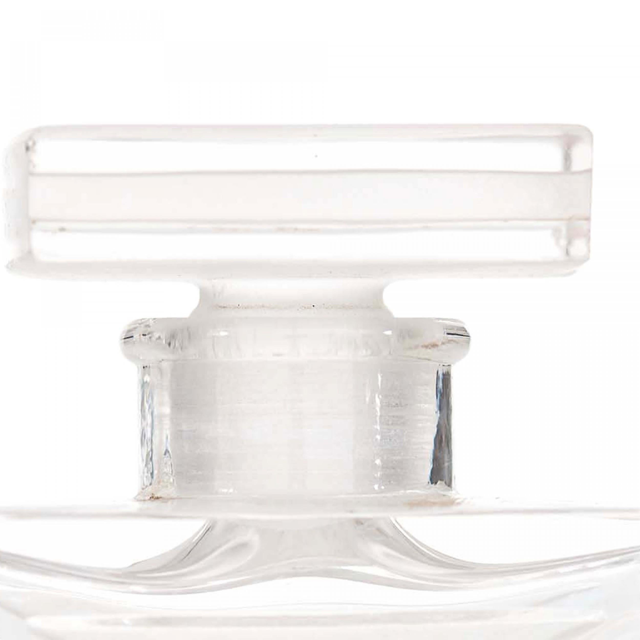 Frascos de perfume franceses Art Déco Miracle by Lentheric Brosse Escarchado en venta