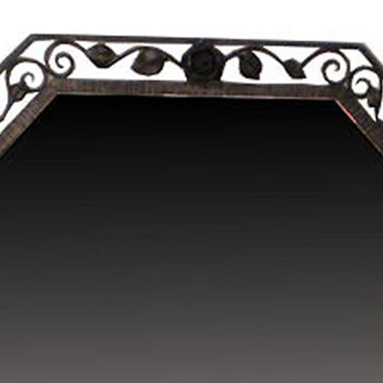 miroir art deco noir