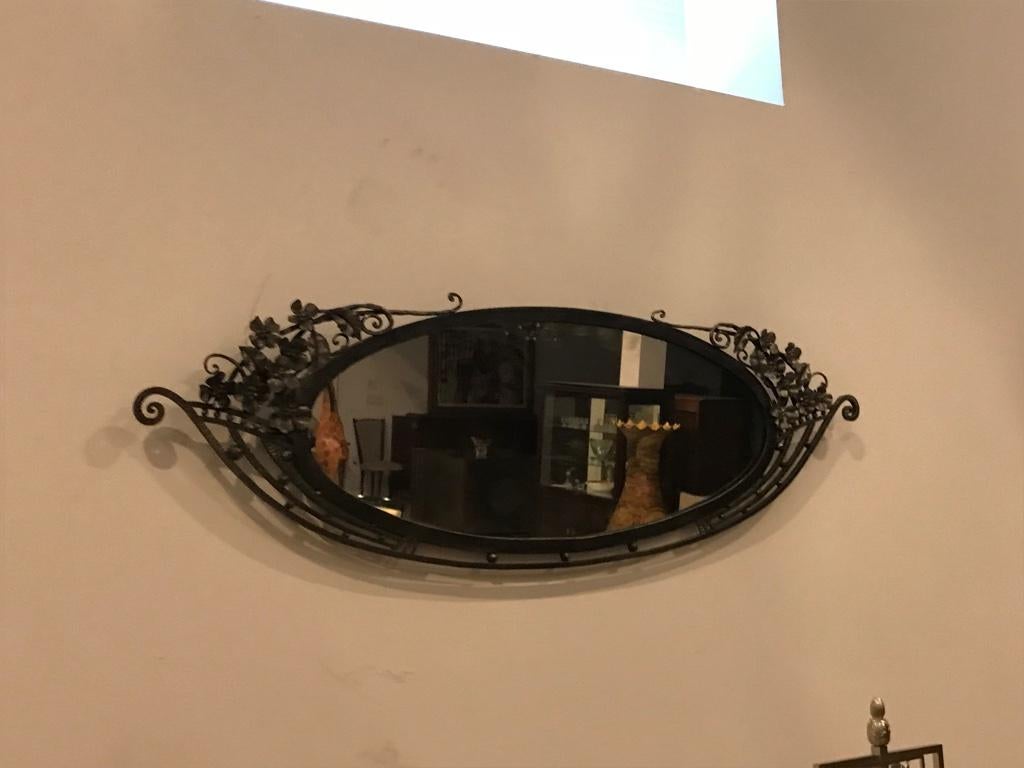Mid-20th Century French Art Deco Mirror For Sale