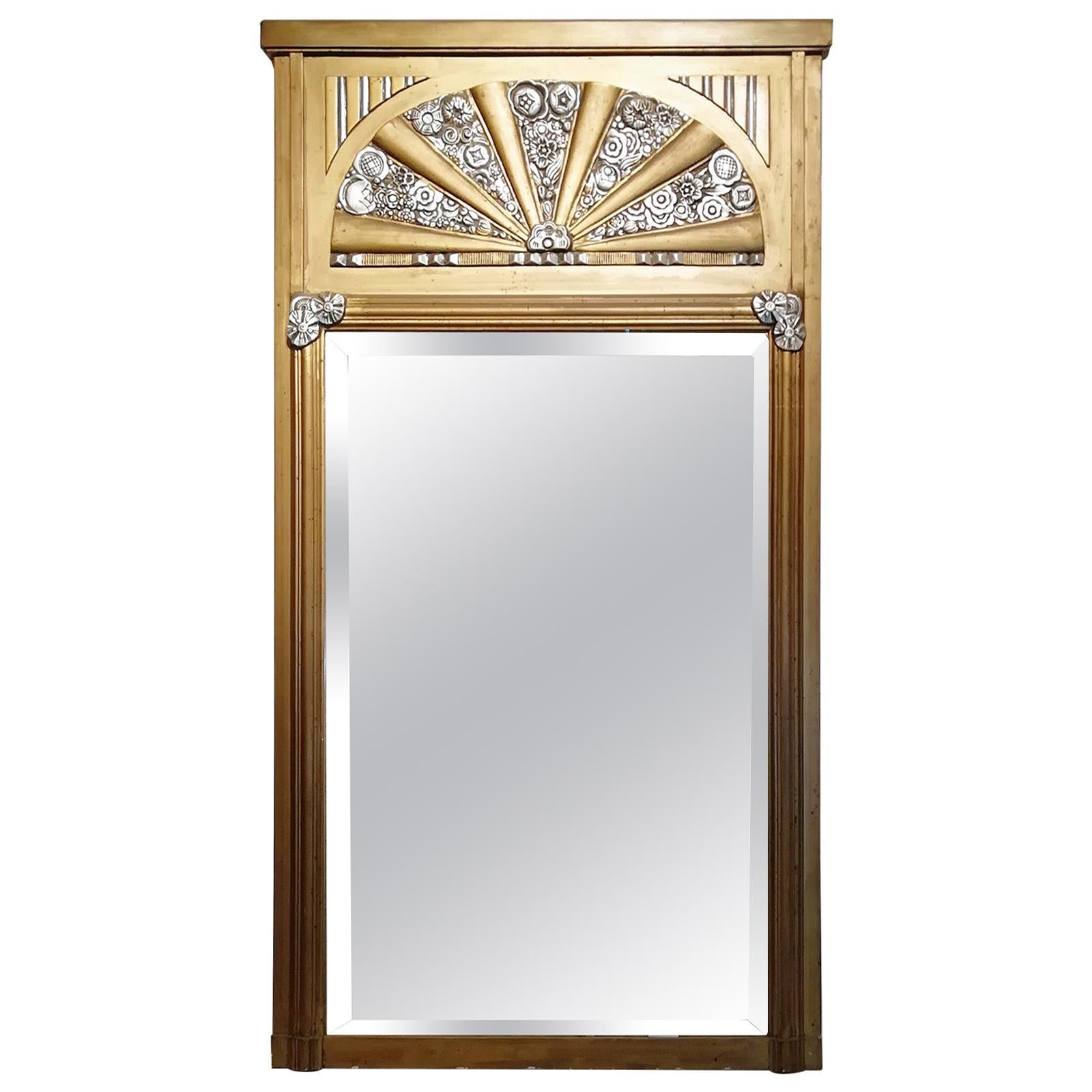 French Art Deco Mirror, France, circa 1930