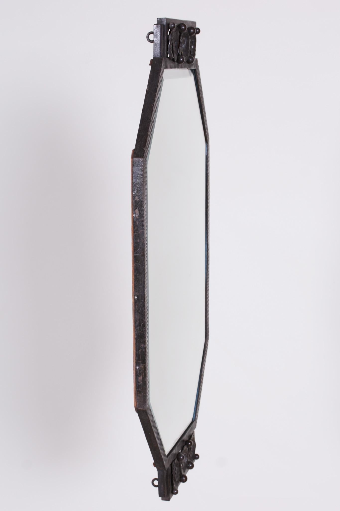 French Art Deco Mirror Made by Louis Majorelle, 1920s 7