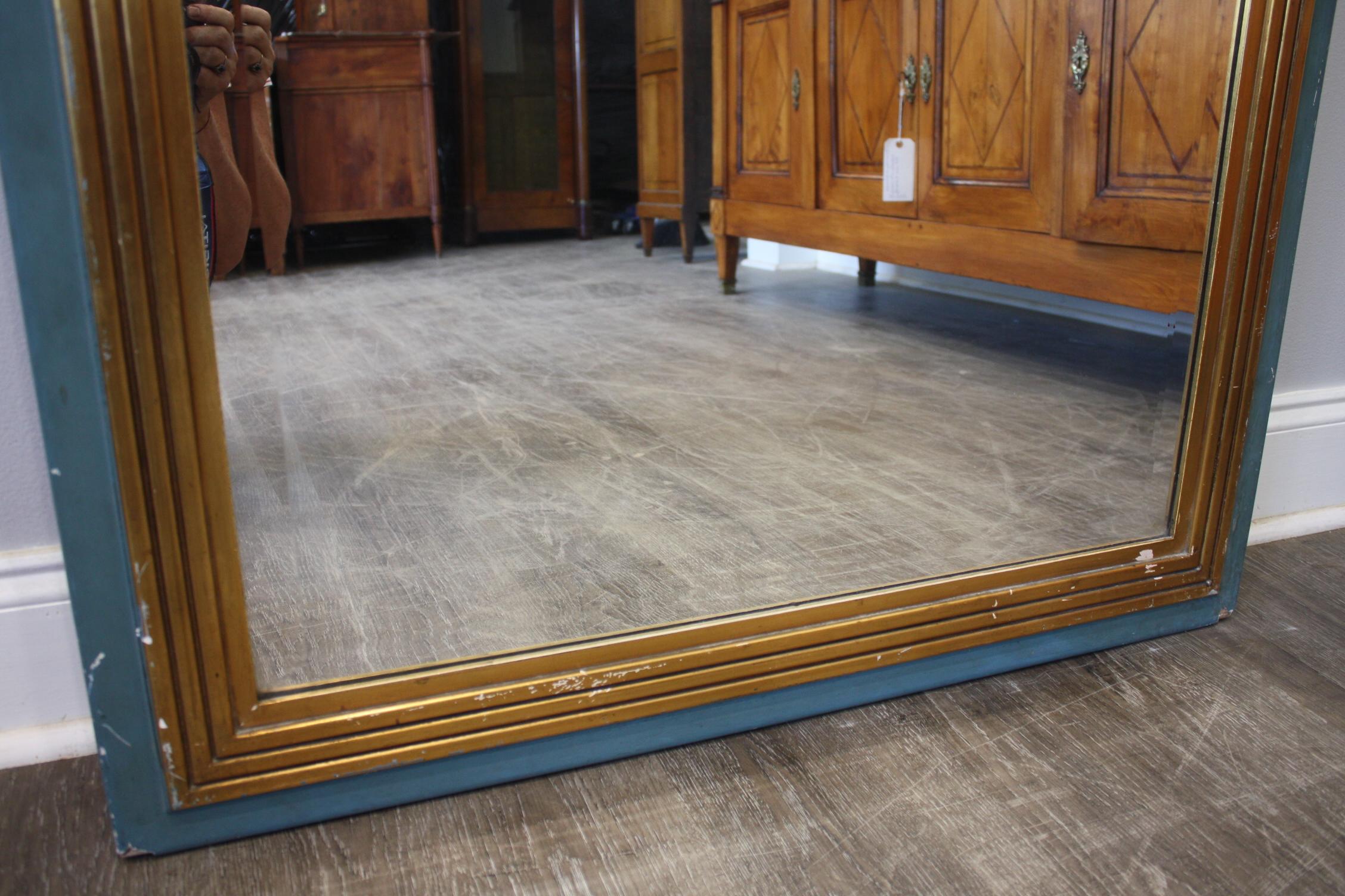 French Art Deco Mirror Trumeau For Sale 1