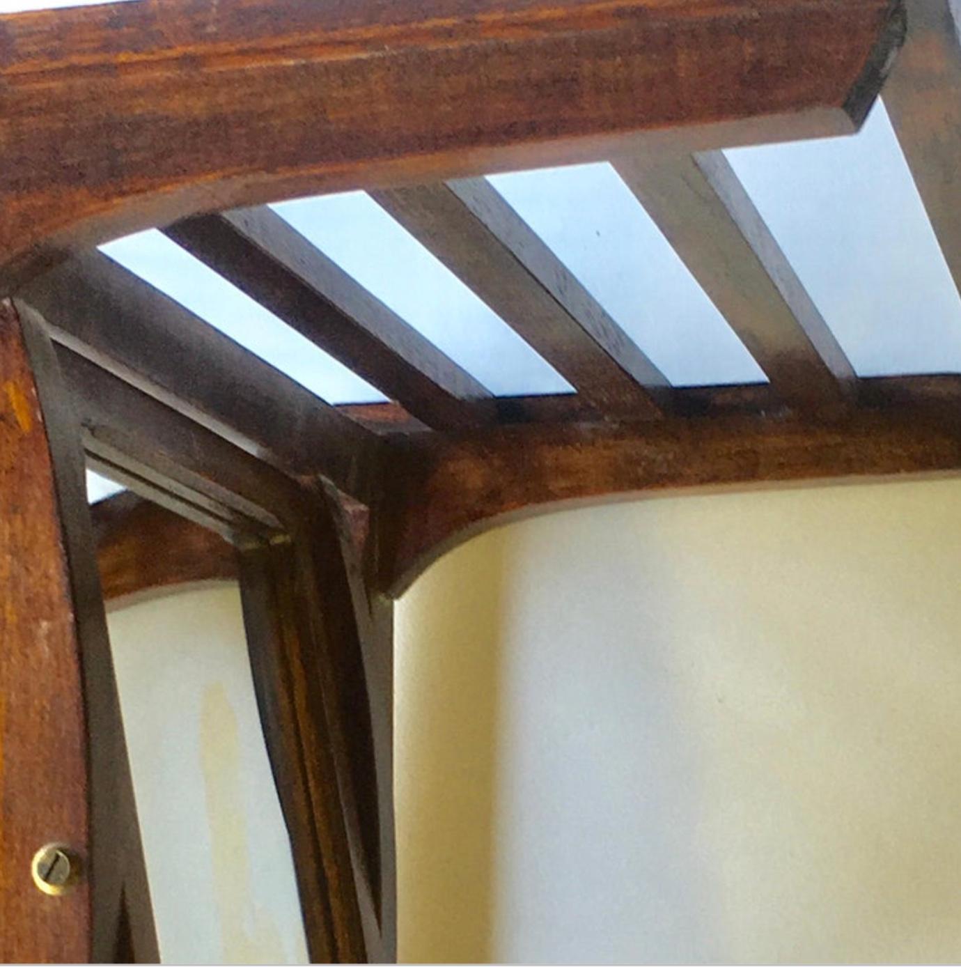 Metà XX secolo Appendiabiti a specchio in stile Art Deco francese
