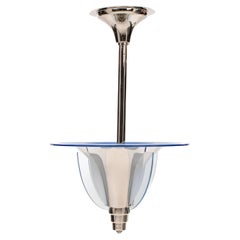 French Art Déco modernist chandelier by PETITOT (Paris), France, 1930s