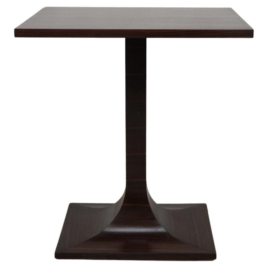 French Art Deco/Modernist Walnut veneer side/lamp table