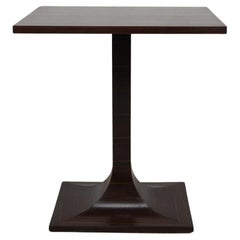 French Art Deco/Modernist Walnut veneer side/lamp table