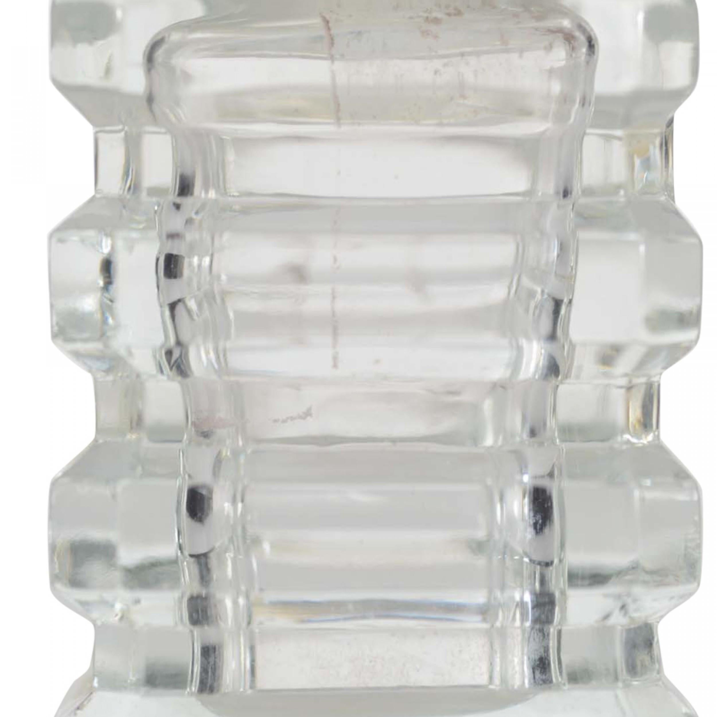 Francese French Art Deco Mon Image by Leleong Lalique Perfume Bottle in vendita