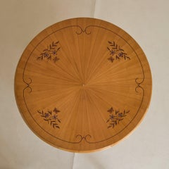 Mesa de centro francesa de estilo Art Déco con nácar, al estilo de Jules Leleu, década de 1930