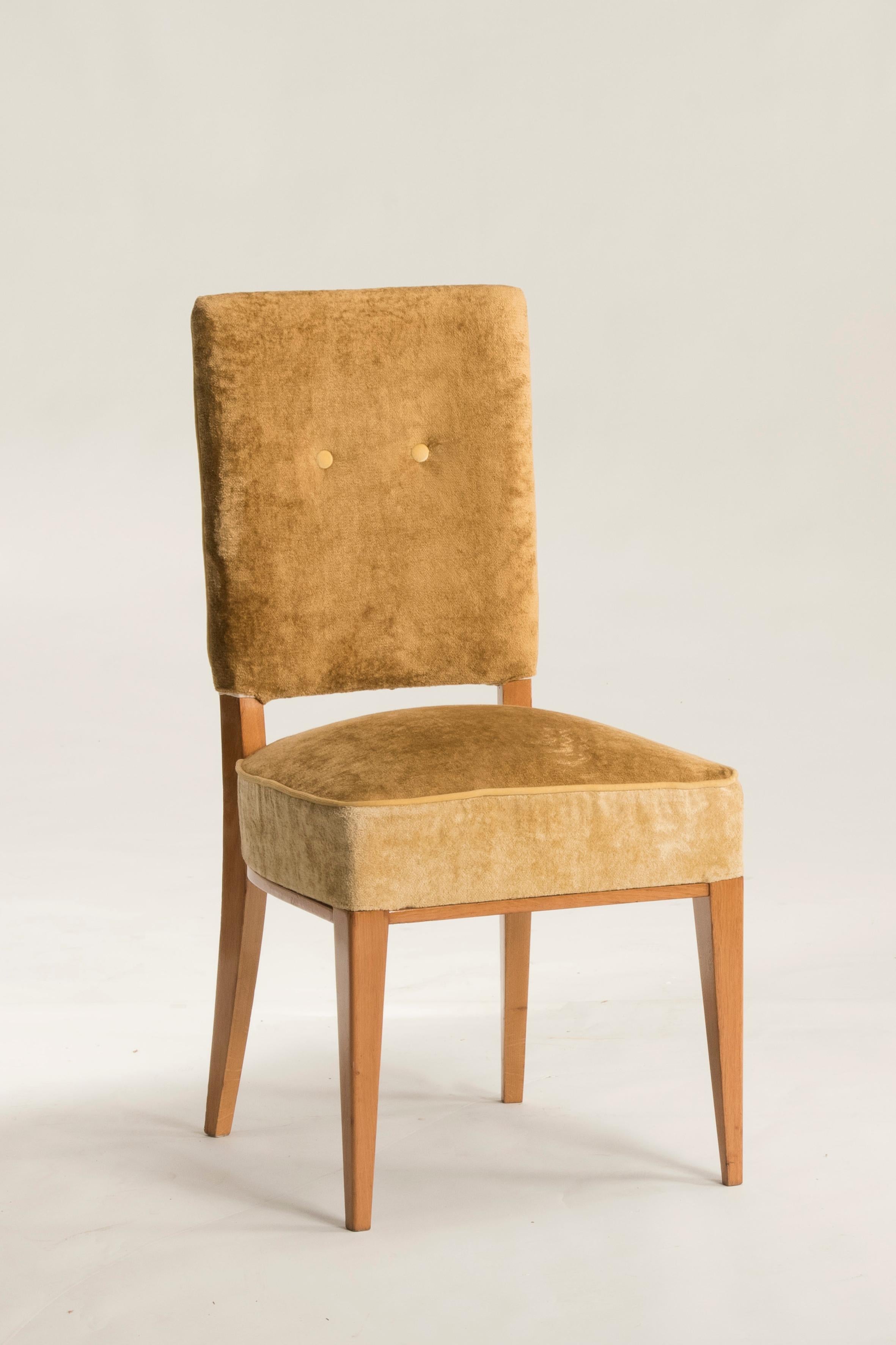 mustard dining chairs