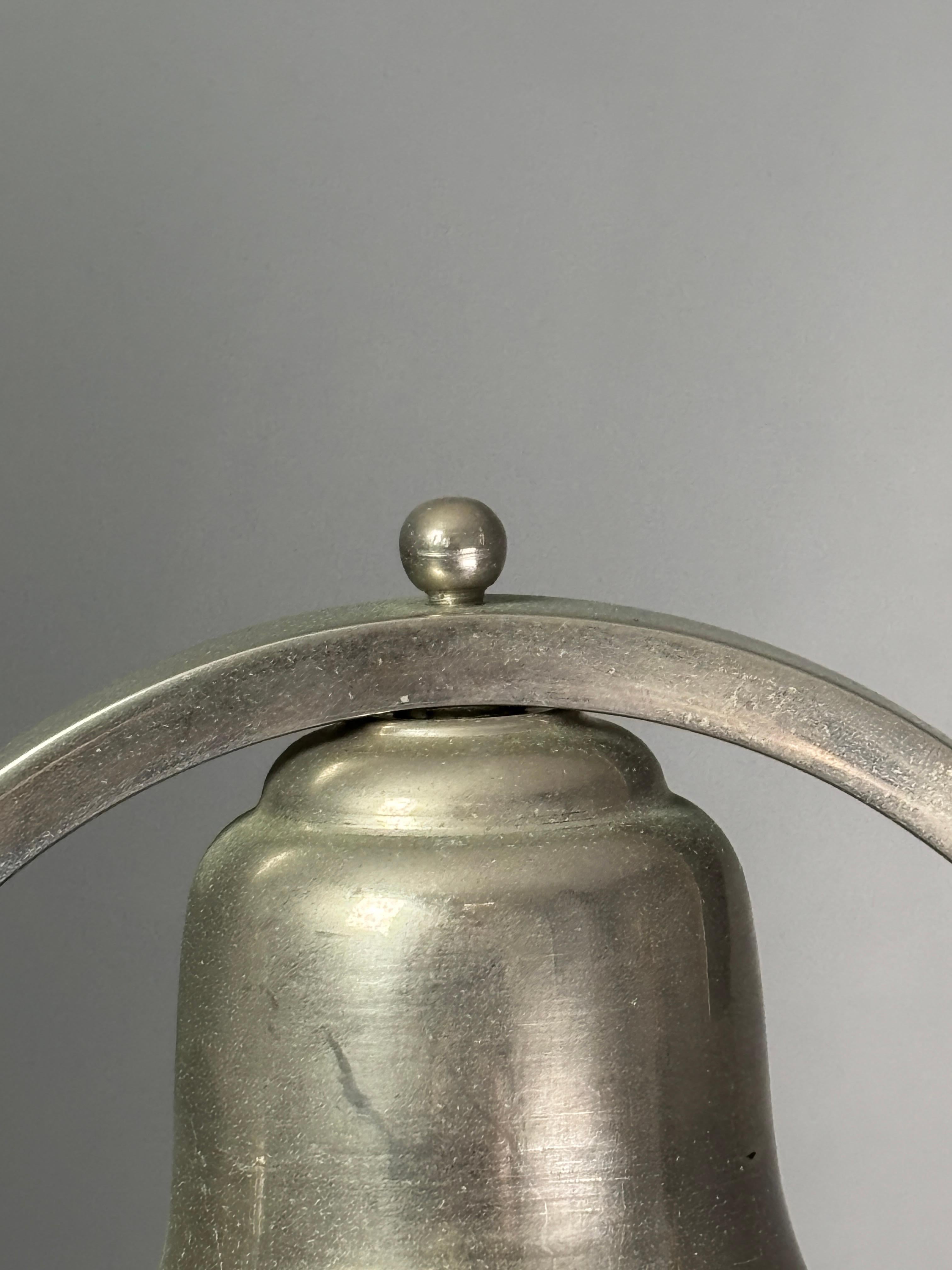 Lampada da scrivania o da tavolo francese in nichel art déco, anni '30 in vendita 5