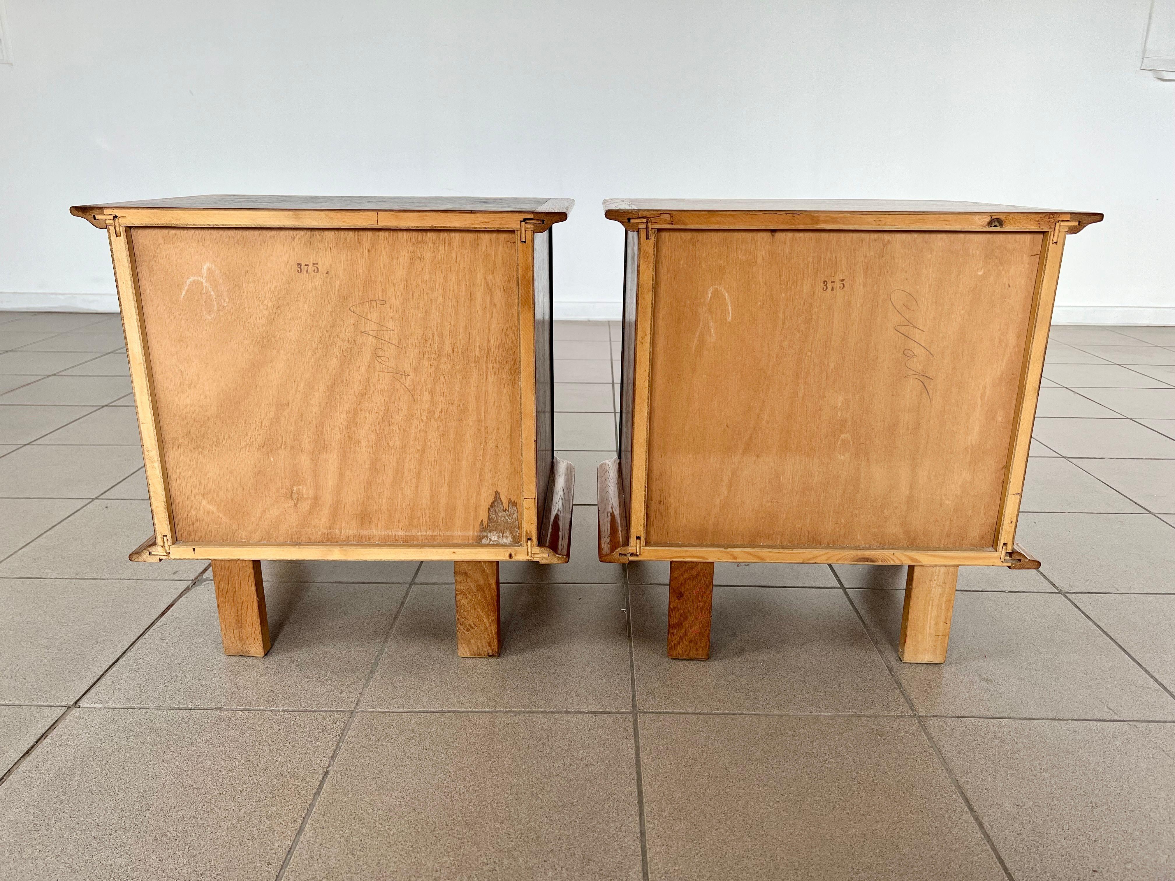 Mesillas de noche art déco francesas - Pareja en venta 4