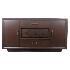 French Art Deco Oak Credenza or Sideboard Attributed to Maxime Old, c1940s