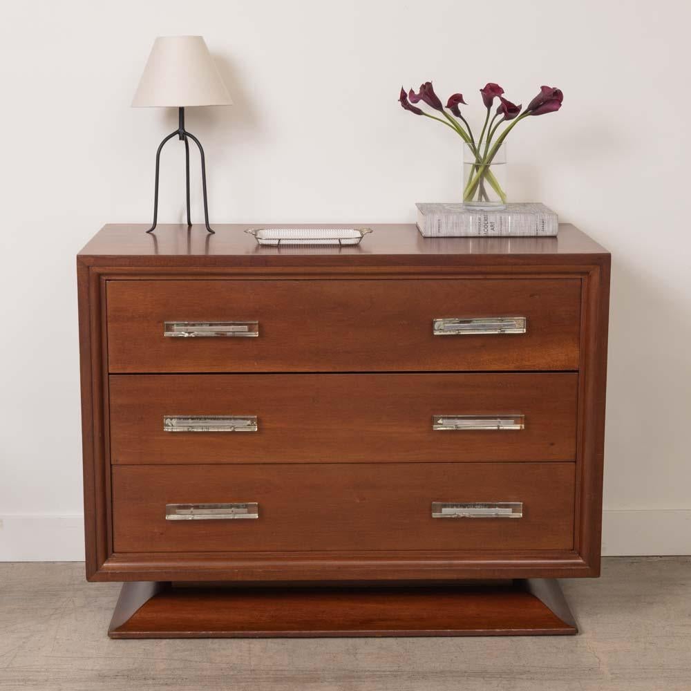 Französisch Art Deco Eiche Kommode (Art déco) im Angebot