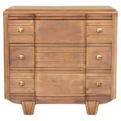 French Art Deco Oak Dresser
