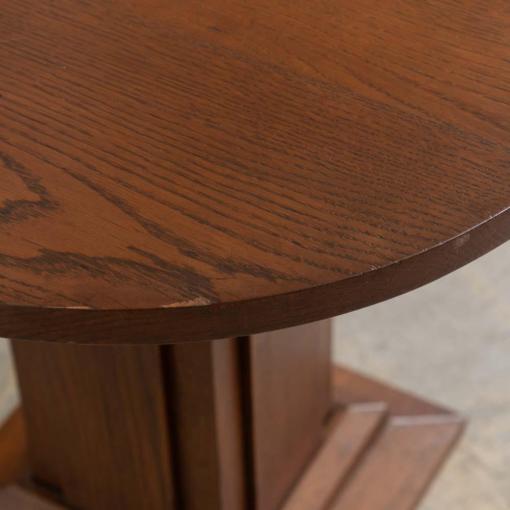 Tavolino francese Art Deco Oak in vendita 5