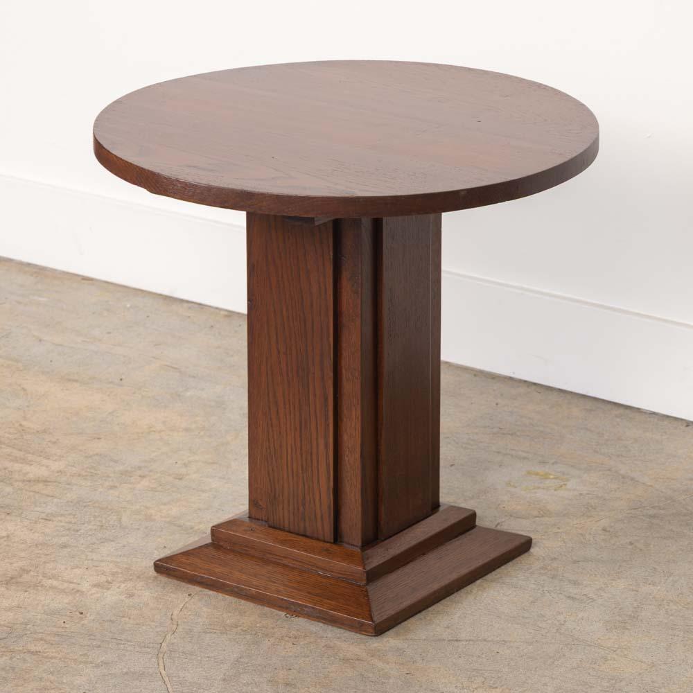 Quercia Tavolino francese Art Deco Oak in vendita