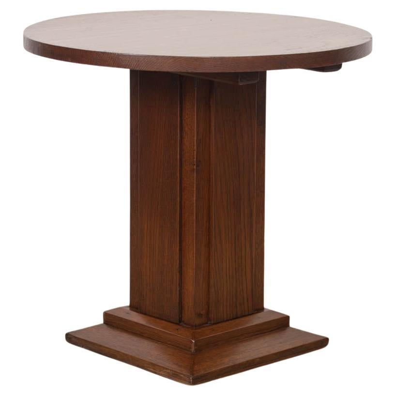 Tavolino francese Art Deco Oak in vendita