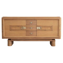 French Art Deco Oak Sideboard by Charles Dudouyt
