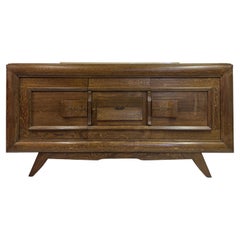 Buffet ou buffet Art Déco français en chêne des années 1940