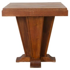 French Art Deco Oak Table
