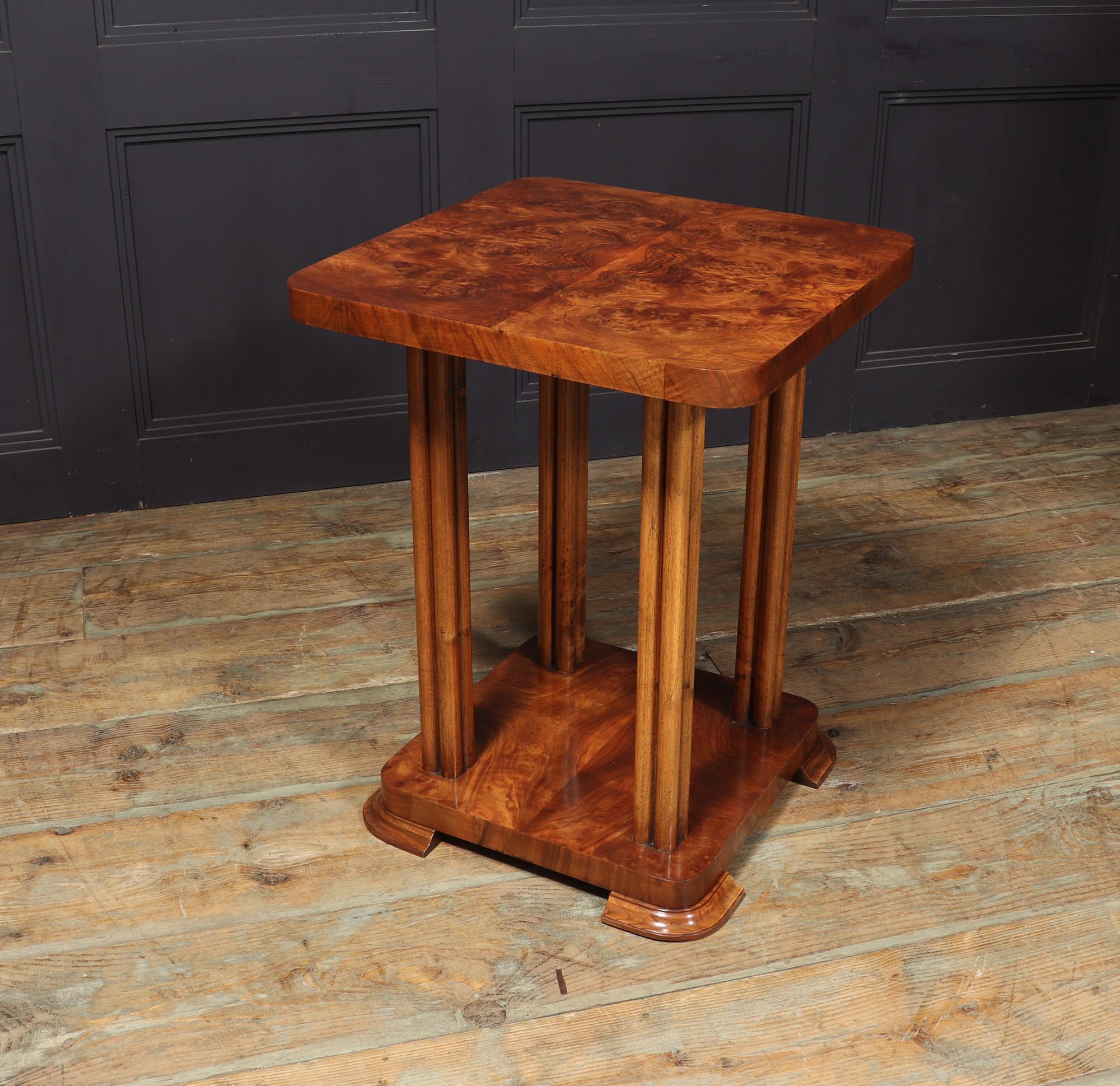 French Art Deco Occasional Table For Sale 5