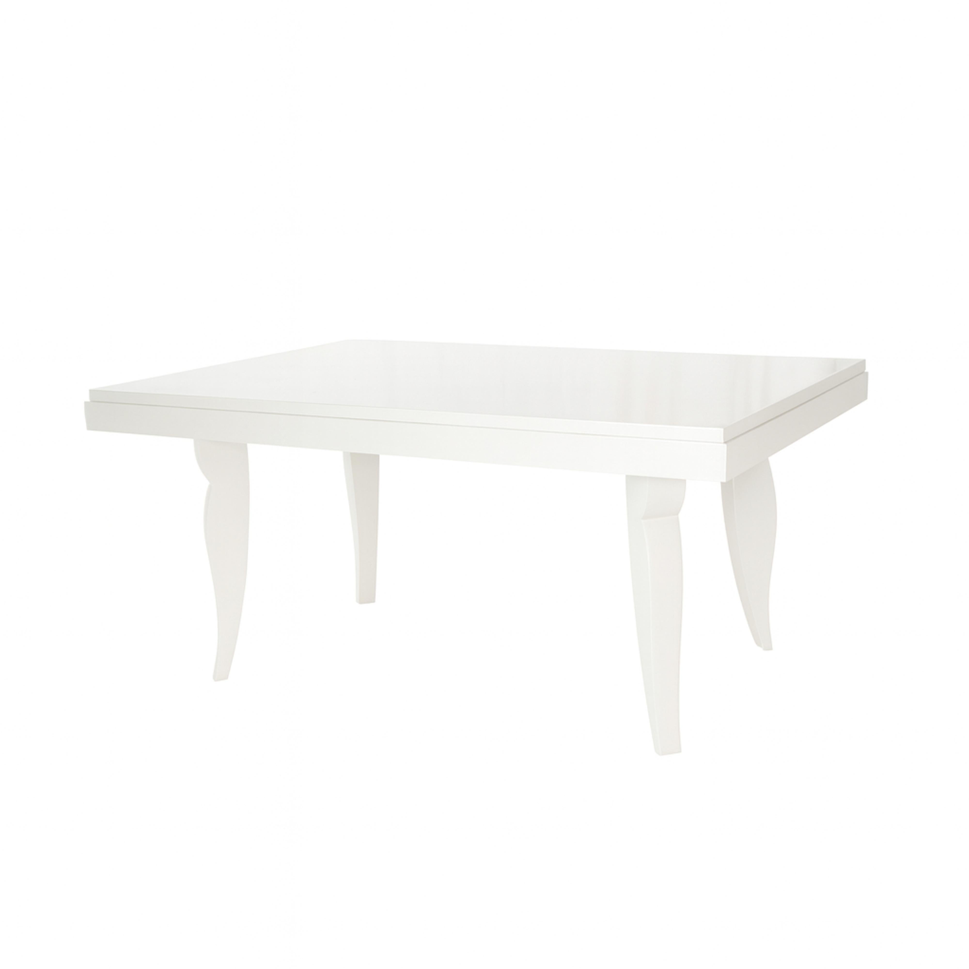 20ième siècle Table de salle à manger Art déco en blanc cassé, style Jules Leleu, 20e siècle en vente