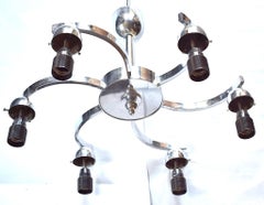 French Art Deco Opal Lamp